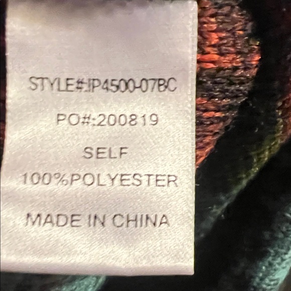 BiBi Multicolor Plaid Jacket - Picture 7 of 7